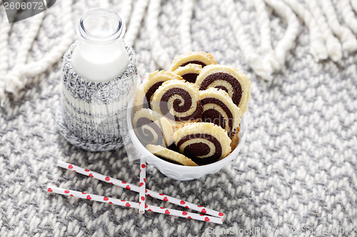 Image of black and white cookies