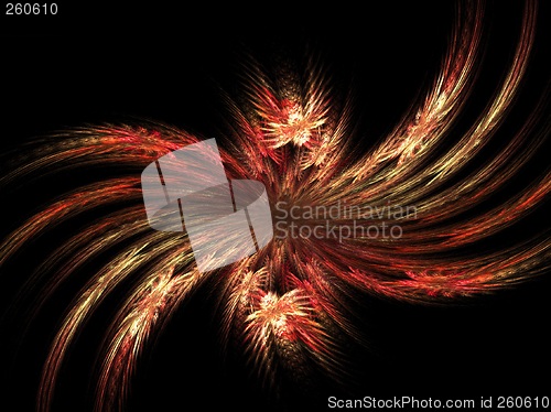 Image of Incredible explosion - 3D abstract