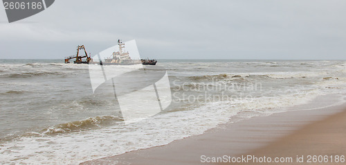Image of Zeila Shipwreck stranded on 25th August 2008 in Namibia