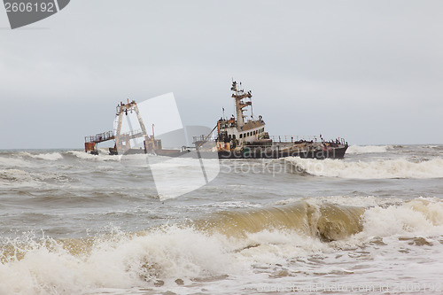 Image of Zeila Shipwreck stranded on 25th August 2008 in Namibia