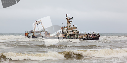 Image of Zeila Shipwreck stranded on 25th August 2008 in Namibia