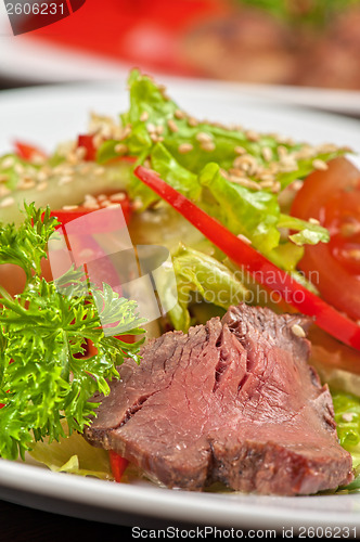 Image of beef salad