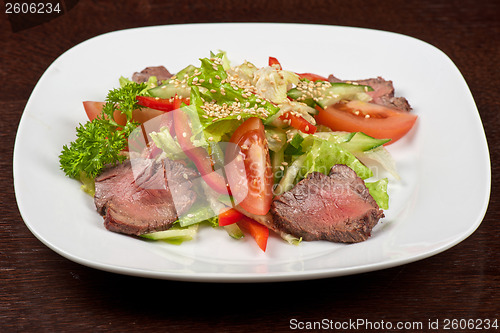 Image of beef salad