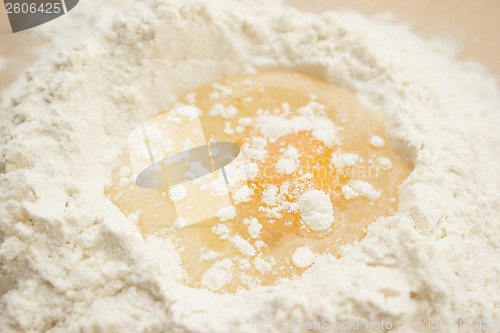 Image of Flour and egg