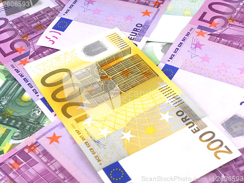 Image of Background from euro banknotes