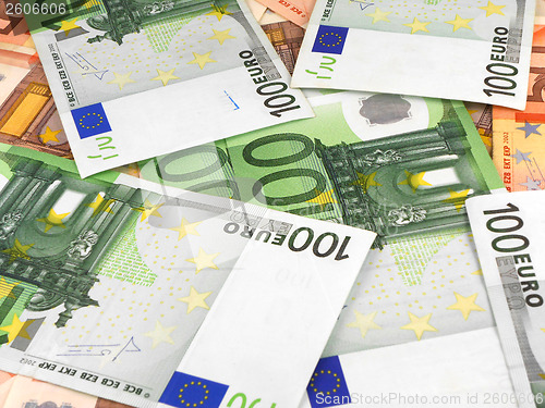 Image of Background from a one hundred euro banknotes