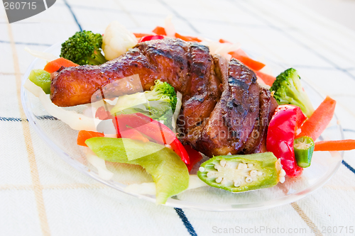 Image of Jerk Chicken with Vegetables