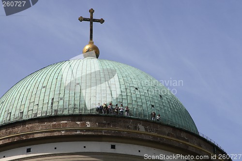 Image of roof with cross