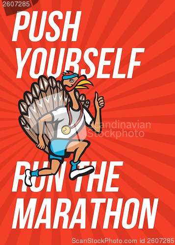 Image of Turkey Run Marathon Runner Poster