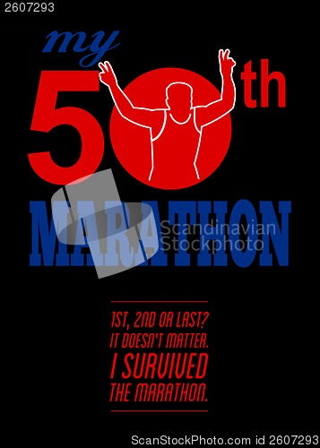 Image of 50th Marathon Race Poster 