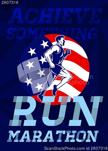 Image of American Marathon Achieve Something Poster