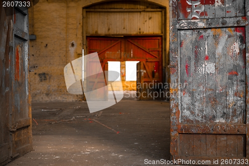 Image of Industrial interior of an old factory