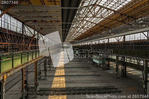 Image of Industrial interior of an old factory