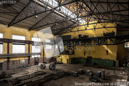 Image of Electricity distribution hall in metal industry