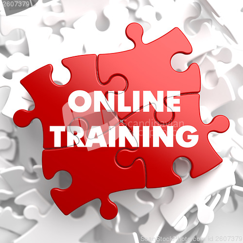 Image of Online Training on Red Puzzle.