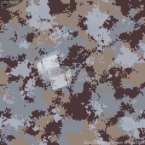 Image of Winter Camouflage. Seamless Tileable Texture.