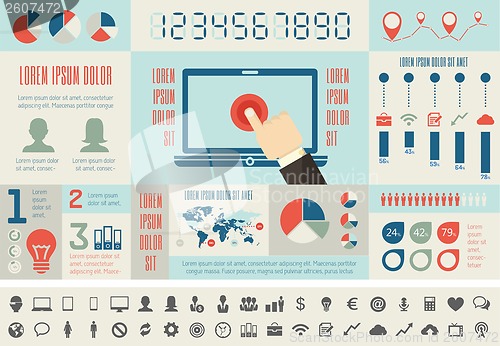 Image of IT Industry Infographic Elements