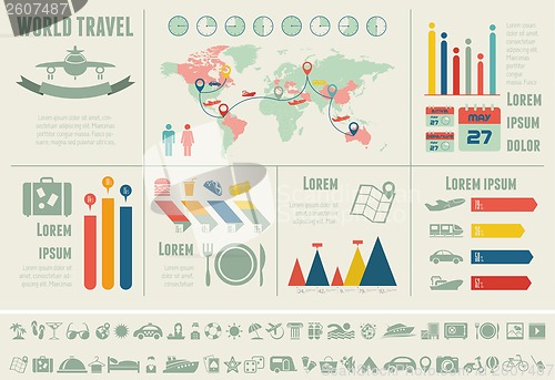 Image of Travel Infographic Template.