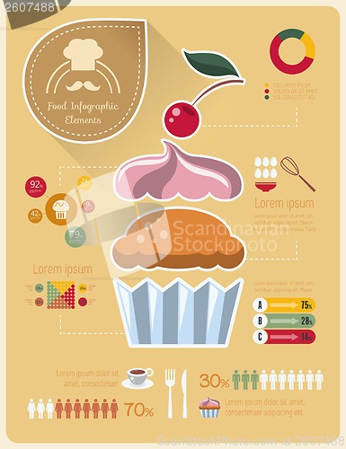 Image of Food Infographic Template.