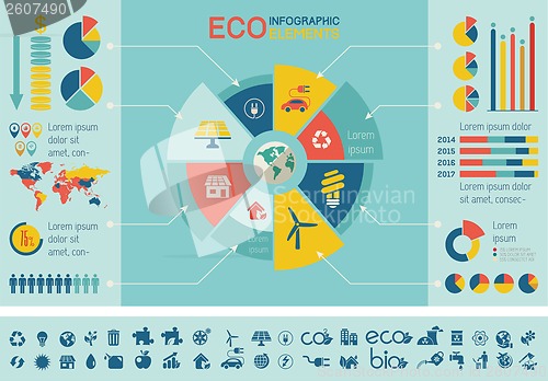 Image of Ecology Infographic Template.