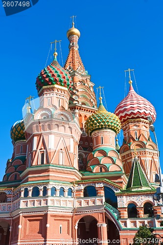 Image of Saint Basil Cathedral  in Moscow