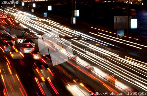 Image of Night road