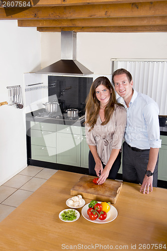 Image of Couple in Kitchen