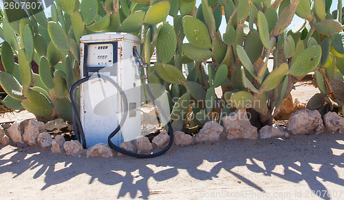 Image of Old style fuel pump