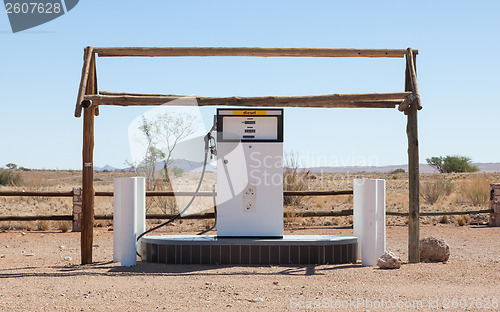 Image of Old style fuel pump