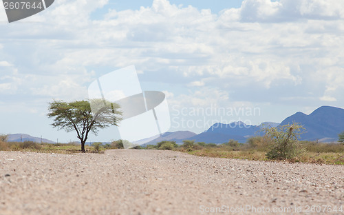 Image of Gravel road in Namibia