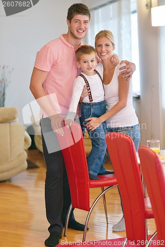 Image of family at home