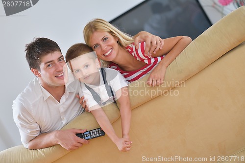 Image of family at home