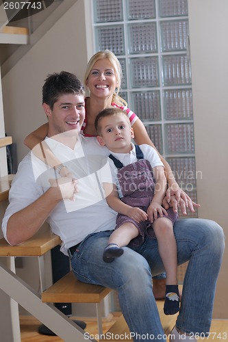 Image of family at home