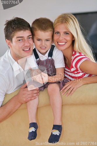 Image of family at home