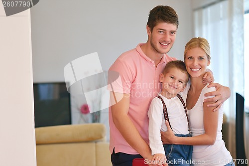 Image of family at home