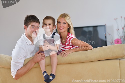 Image of family at home