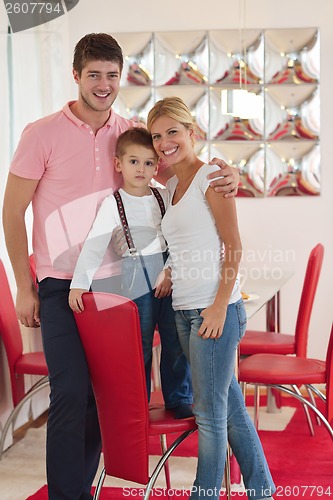 Image of family at home