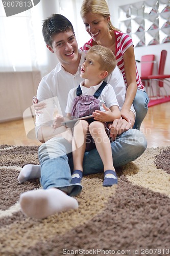 Image of family at home