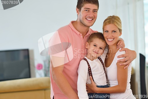 Image of family at home