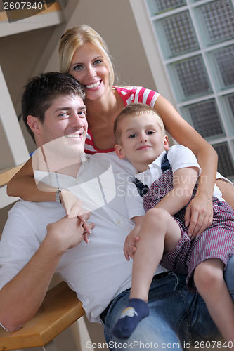 Image of family at home