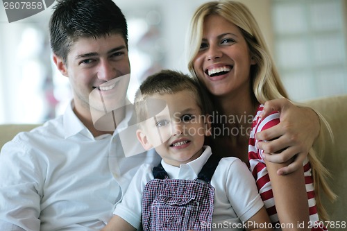 Image of family at home