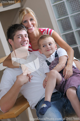 Image of family at home