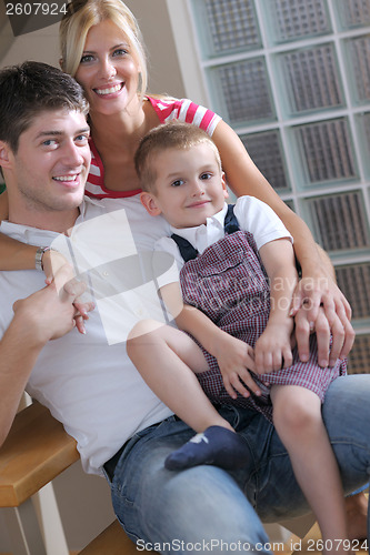 Image of family at home