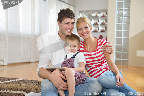 Image of family at home