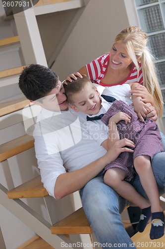 Image of family at home