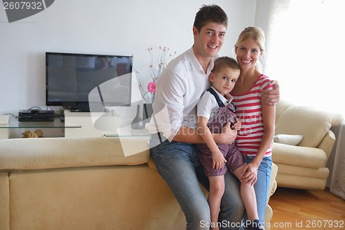 Image of family at home