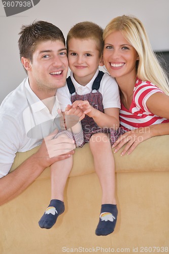 Image of family at home