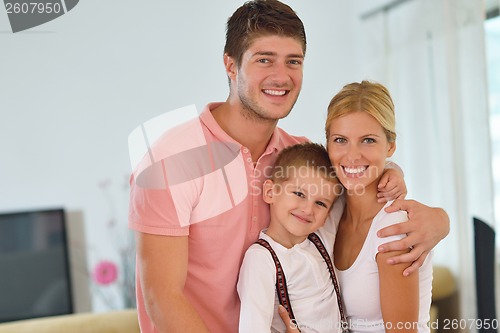 Image of family at home