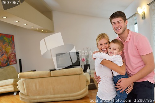 Image of family at home