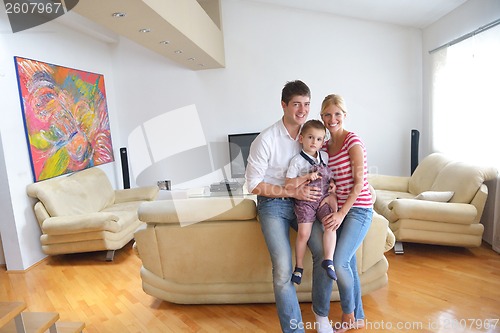 Image of family at home